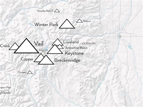 Map of Colorado Ski Resorts